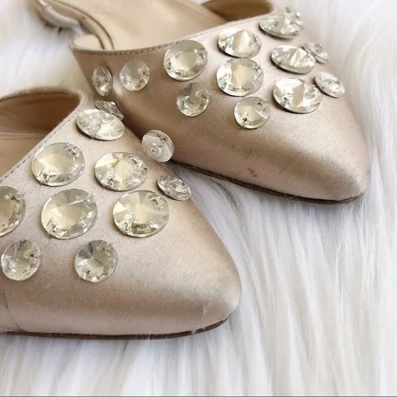 J.Crew jeweled satin flats - Picture 4 of 7